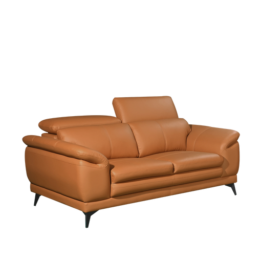 Andrea 2 Seater Sofa, Half Leather