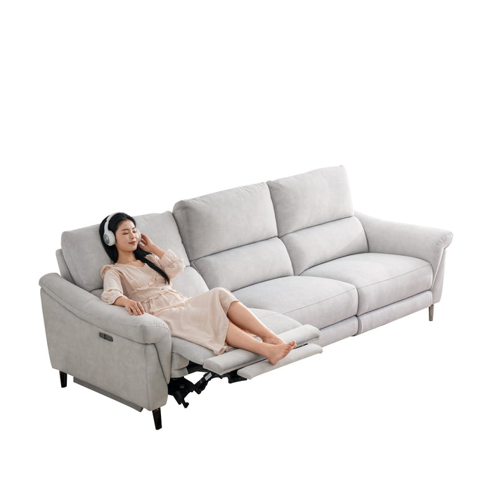 Becky 3 Seater Electric Incliner Sofa, Fabric