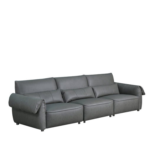 Charleton 3.5 Seater Sofa, Half Leather