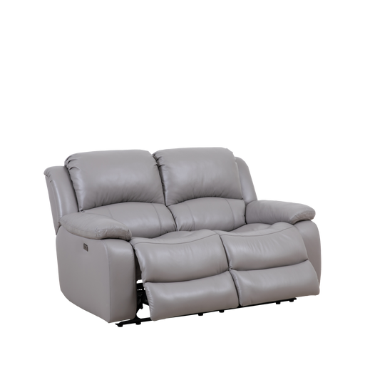 Elza 2 Seater Electric Recliner Sofa, Half Leather - Novena Furniture Singapore