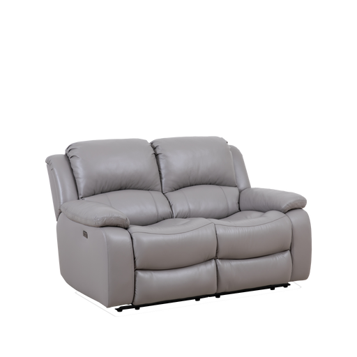 Elza 2 Seater Electric Recliner Sofa, Half Leather - Novena Furniture Singapore