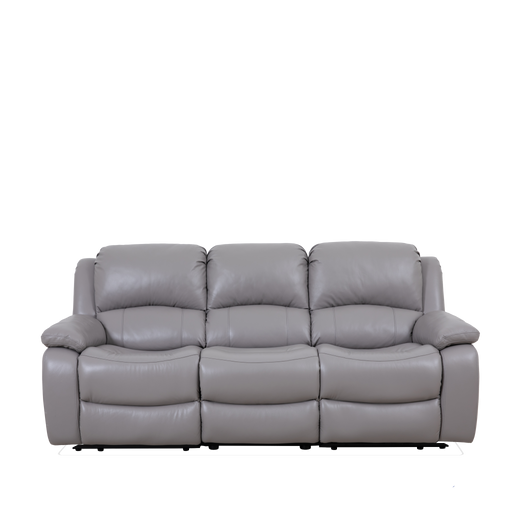 Elza 3 Seater Electric Recliner Sofa, Half Leather - Novena Furniture Singapore