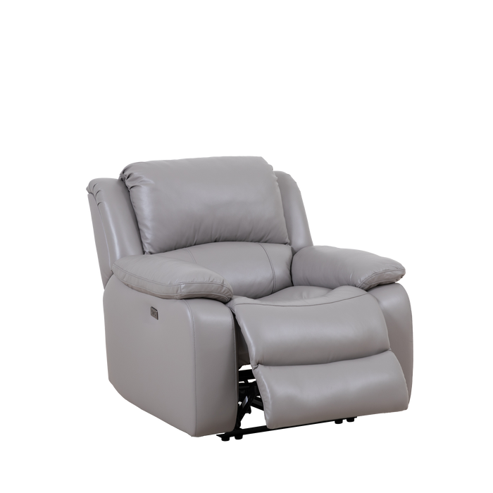 Elza Electric Recliner Armchair, Half Leather - Novena Furniture Singapore