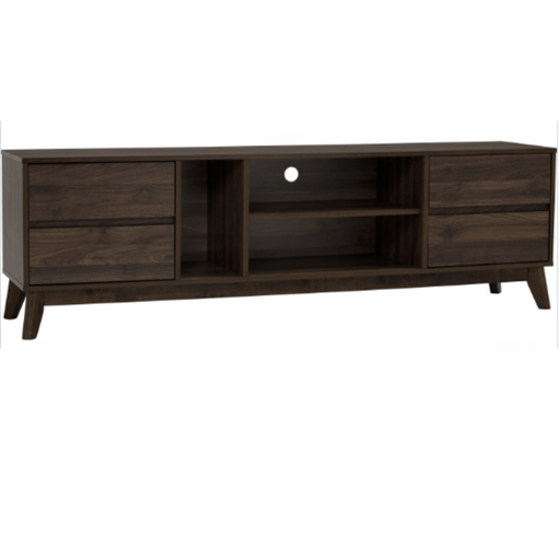 Hirai 1.8M TV Cabinet, Wood - Walnut