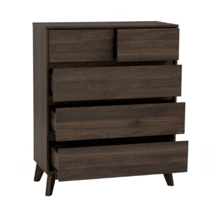 Hirai Tall Sideboard, Wood - Walnut