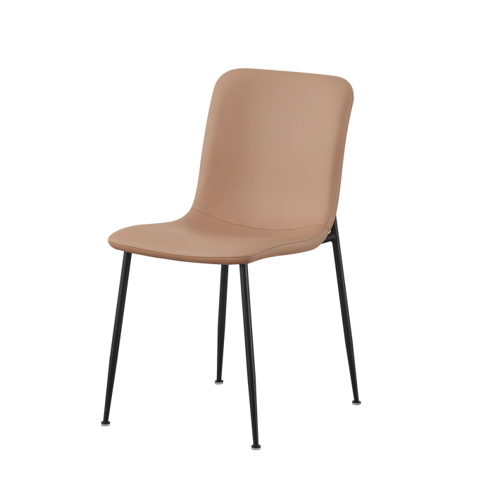 Isabel Dining Chair, Synthetic Leather - Brown