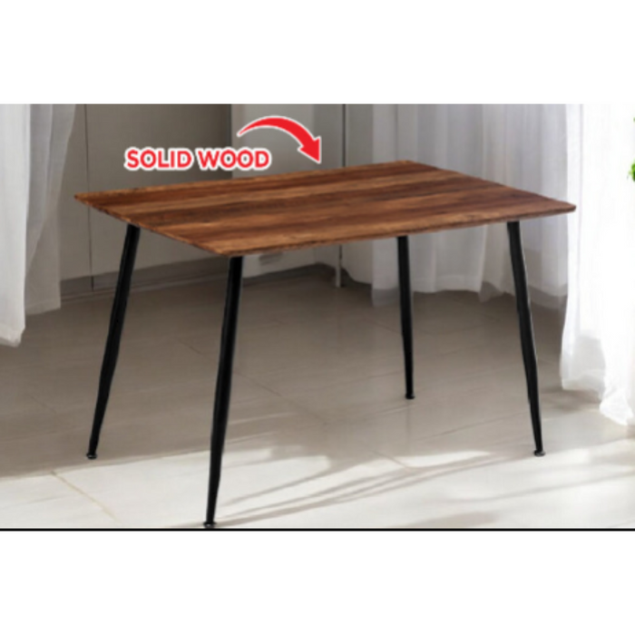 Jayden 1.2m Dining Table, Wood - Walnut