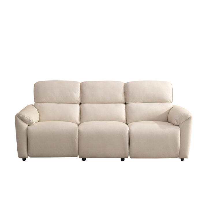 Nino 3 Seater Electric Incliner Sofa, Fabric