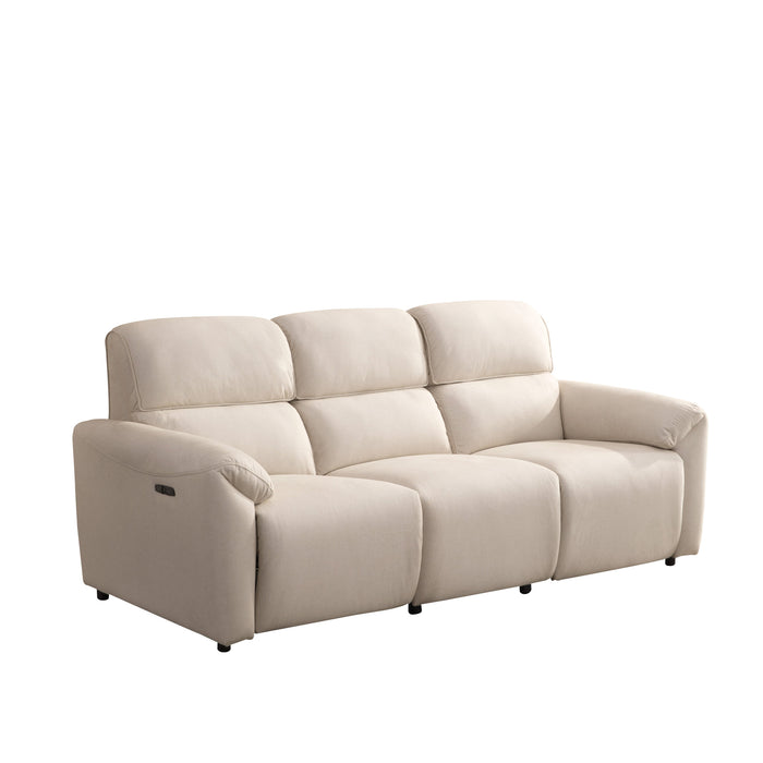 Nino 3 Seater Electric Incliner Sofa, Fabric