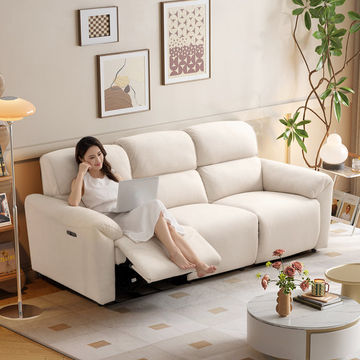 Nino 3 Seater Electric Incliner Sofa, Fabric