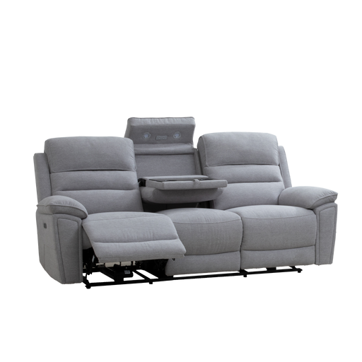 Ouran 3 Seater Electric Recliner Sofa, Fabric - Novena Furniture Singapore