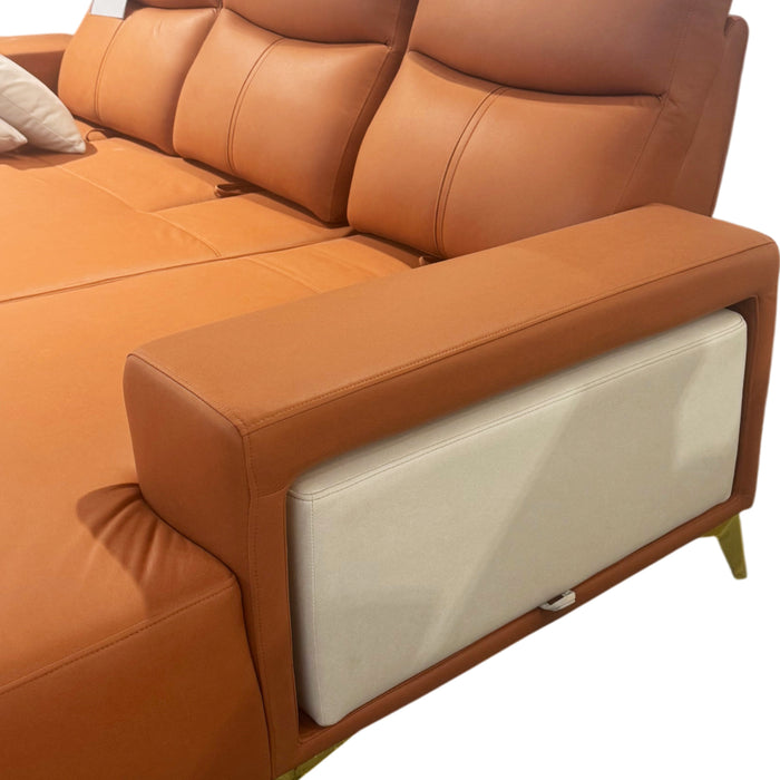 Suzi L-Shaped Sofa, Water Repellent Fabric