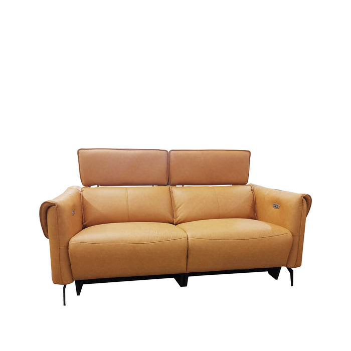 Vista 2 Seater Electric Incliner Sofa, Half Leather