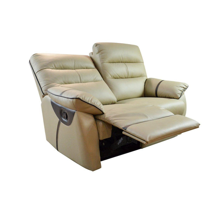 Apollos 2 Seater Recliner Sofa, Half Leather - Novena Furniture Singapore