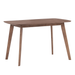 Aimon 1.2m Dining Table, MDF Top with Solid Wood Legs - Novena Furniture Singapore