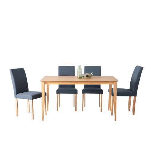 Alena 1.1m Dining Set, Wood - Natural - Novena Furniture Singapore