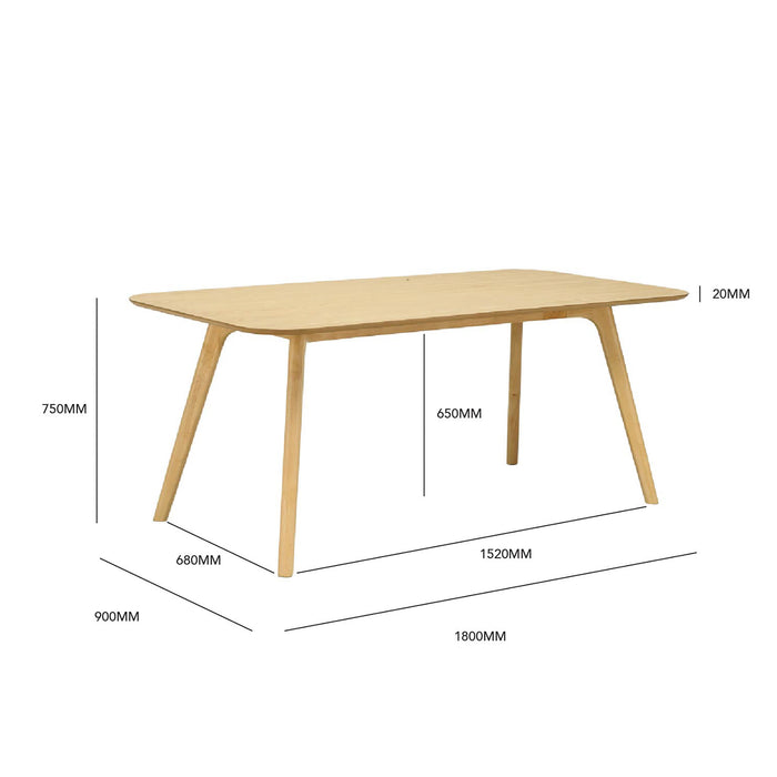 Ameri 1.8m Dining Table - Novena Furniture Singapore