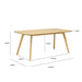 Ameri 1.8m Dining Table - Novena Furniture Singapore