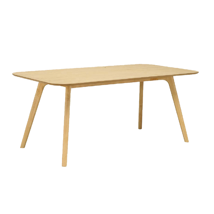 Ameri 1.8m Dining Table, Wood - Natural - Novena Furniture Singapore