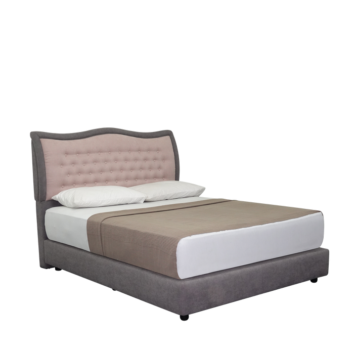 Antoinette Upholstered Bed - Novena Furniture Singapore