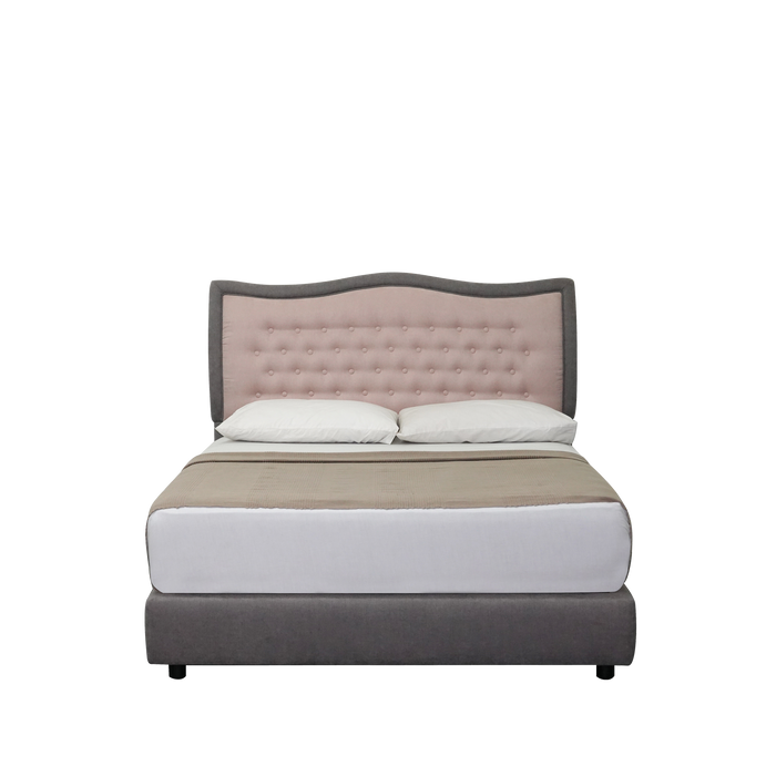 Antoinette Upholstered Bed - Novena Furniture Singapore