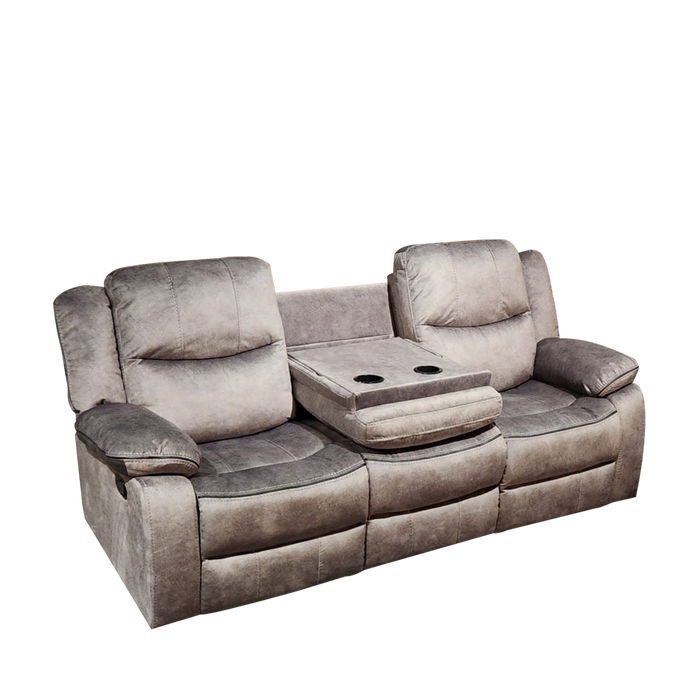 Anton 3 Seater Recliner Sofa, Fabric - Novena Furniture Singapore