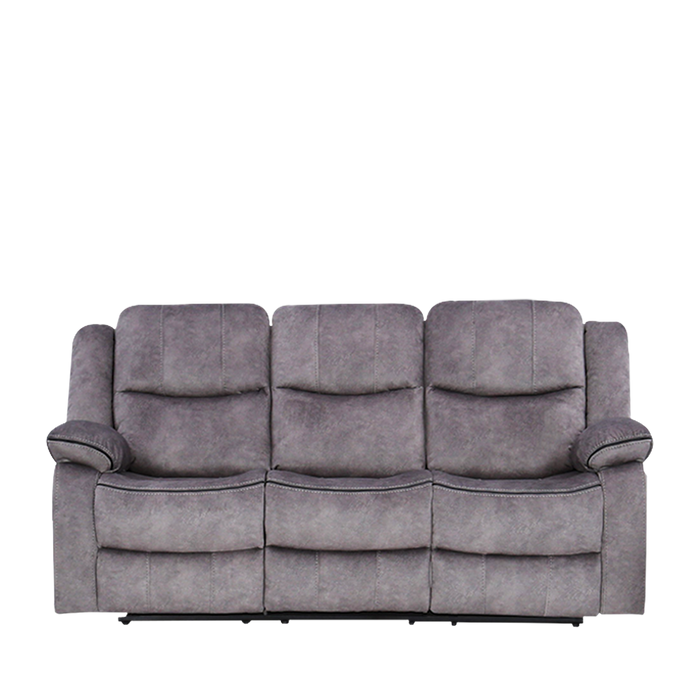 Anton 3 Seater Recliner Sofa, Fabric - Novena Furniture Singapore