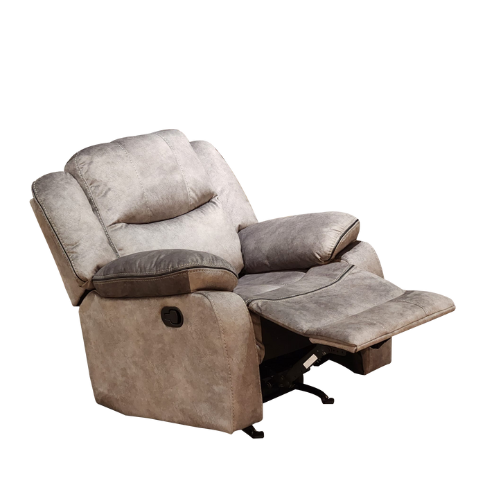 Anton Rocking Recliner Armchair, Fabric - Novena Furniture Singapore