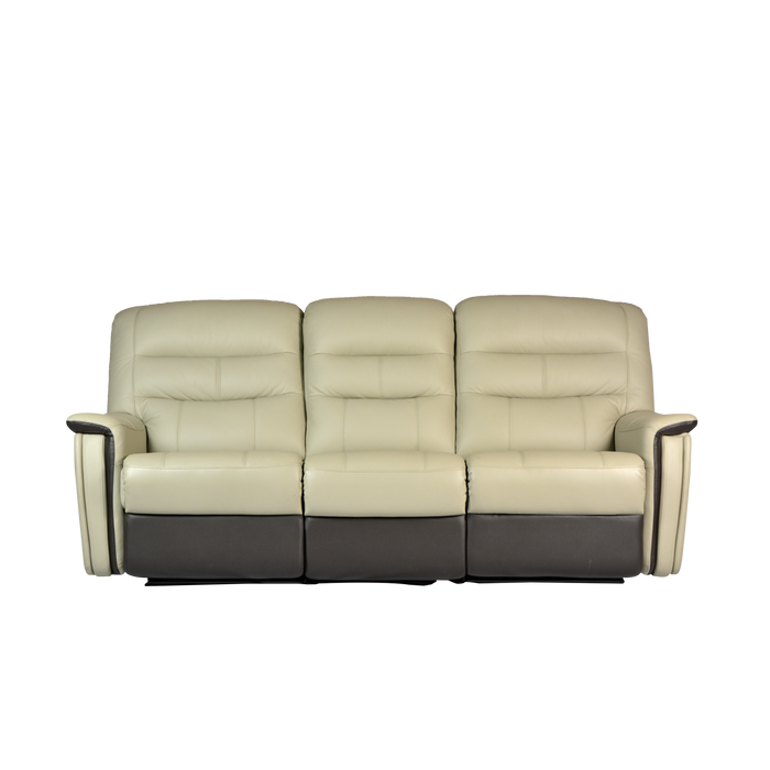 Avim 3 Seater Recliner Sofa, Half Leather - Novena Furniture Singapore