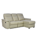 Barros L-Shaped Recliner Sofa with Storage, Half Leather - Novena Furniture Singapore