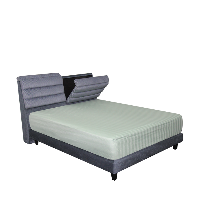 Charlton Upholstered Bed - Novena Furniture Singapore