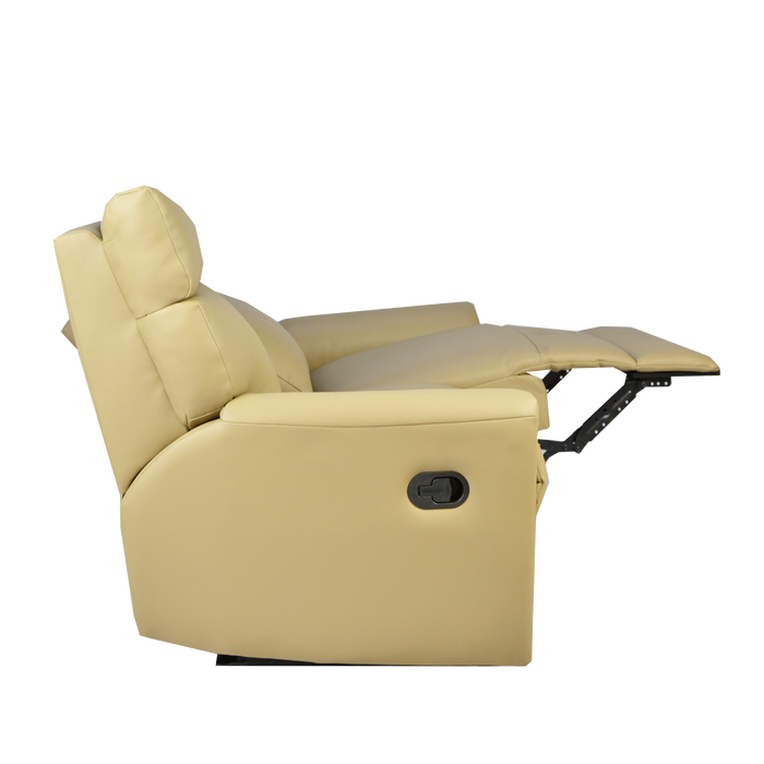 Clyde 2.5 Seater Recliner Sofa, Simulated Leather - Novena Furniture Singapore