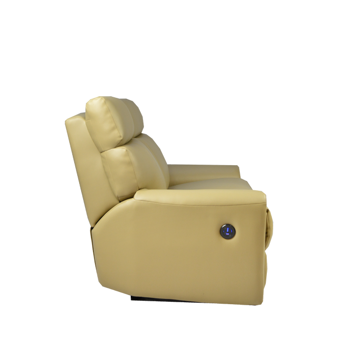 Clyde 2 Seater Electric Recliner Sofa, Simulated Leather - Novena Furniture Singapore