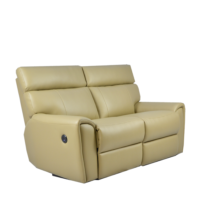 Clyde 2 Seater Electric Recliner Sofa, Simulated Leather - Novena Furniture Singapore