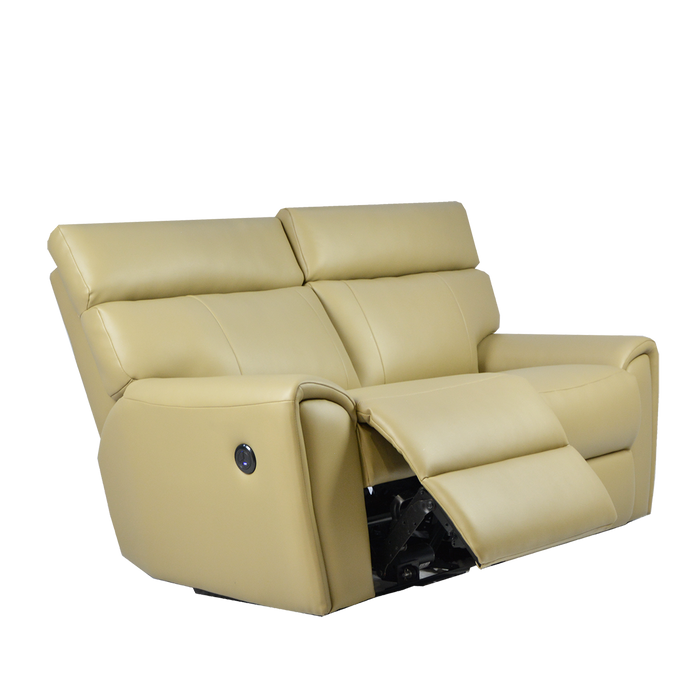 Clyde 2 Seater Electric Recliner Sofa, Simulated Leather - Novena Furniture Singapore