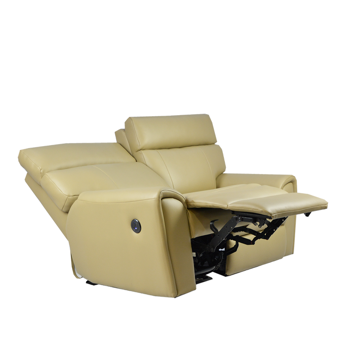 Clyde 2 Seater Electric Recliner Sofa, Simulated Leather - Novena Furniture Singapore