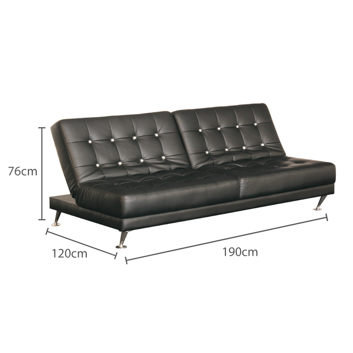 Gigi 3 Seater Sofabed, Simulated Leather - Novena Furniture Singapore