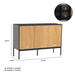 Hailey 1.2M Sideboard - Novena Furniture Singapore