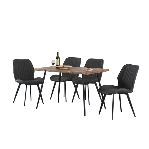 Isabel 1.2m Dining Set (Includes 4 Allan Dining Chairs!) - Novena Furniture Singapore