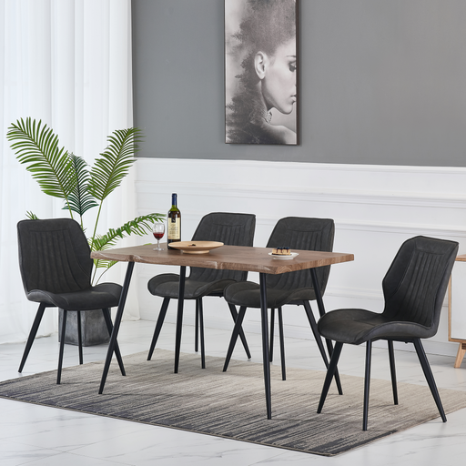 Isabel 1.2m Dining Set (Includes 4 Allan Dining Chairs!) - Novena Furniture Singapore