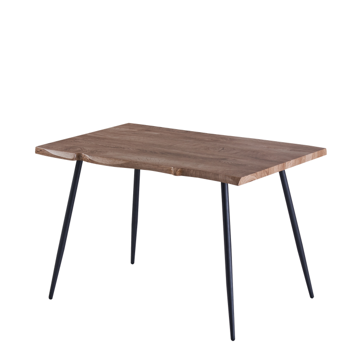 Isabel 1.2m Dining Table, Metal Legs with MDF Top - Novena Furniture Singapore