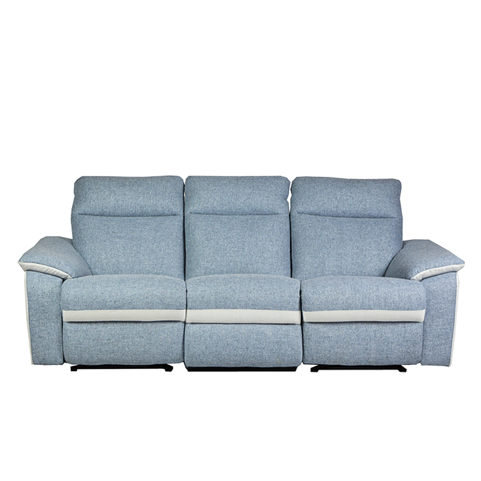 ISSAC 3 Seater Recliner Sofa, Fabric - Novena Furniture Singapore