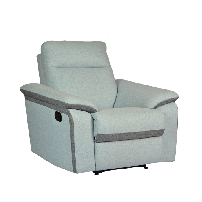 Issac Recliner Armchair, Fabric - Novena Furniture Singapore