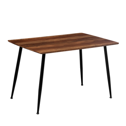 Jayden 1.2m Dining Table, Metal Legs with MDF Top - Novena Furniture Singapore