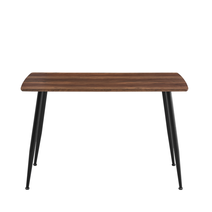 Jayden 1.2m Dining Table, Metal Legs with MDF Top - Novena Furniture Singapore