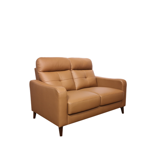 Jerome 2 Seater Sofa, Half Leather - Novena Furniture Singapore