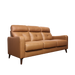 Jerome 3 Seater Sofa, Half Leather - Novena Furniture Singapore