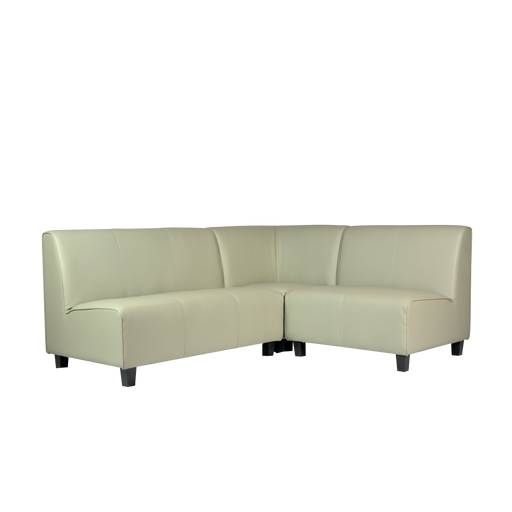 Kuhmo L-Shaped Modular Sofa, Silver - Novena Furniture Singapore