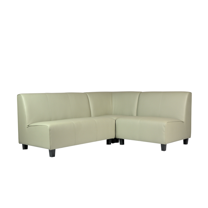 Kuhmo L-Shaped Modular Sofa, Silver - Novena Furniture Singapore