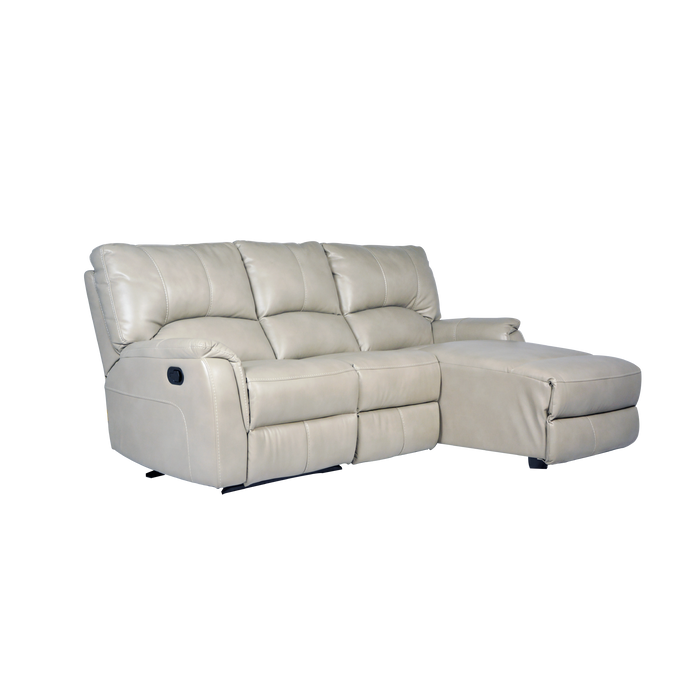 Liberty 2S L-Shaped Recliner Sofa, Leatheraire | Novena Furniture Singapore